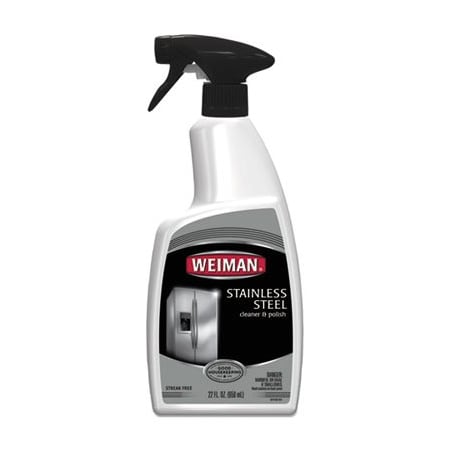Weiman Wholesale Pricer WEIMAN, STAINLESS STEEL CLEANER AND POLISH, FLORAL SCENT, 22 OZ TRIGGER SPRAY BOTTLE 108EA